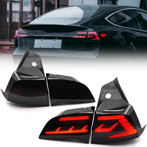 Modified LED Tail Light Modification Tail Lamp Rear Light Tail Light for <strong>Tesla</strong> Model Y 2017+ 1077398 1077397 - Product Image 2