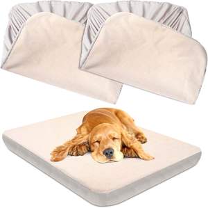 Funda Impermeable para Cama de Perro LY, Resistente, con Diseño Sólido, Forro para Caseta con Base Antideslizante, Material de Fibra, Silenciosa - Product Image 1