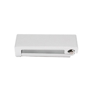 Colgadores de ropa de pared de aleación de zinc, diseño simple y creativo, riel desmontable con deslizador único para herrajes de armario - Product Image 5