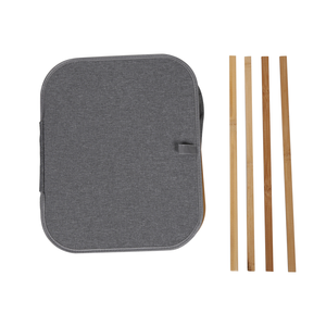 Cesto de Ropa Sucia de Bambú con Tapa, Cesto para Ropa Sucia con Asas, Cesto Plegable para Transportar Fácilmente la Ropa Sucia - Product Image 4