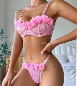 Girls Quality <strong>Womens</strong> <strong>Sexy</strong> <strong>Underwear</strong> Flower Valentines Day Lingerie - Product Image 3