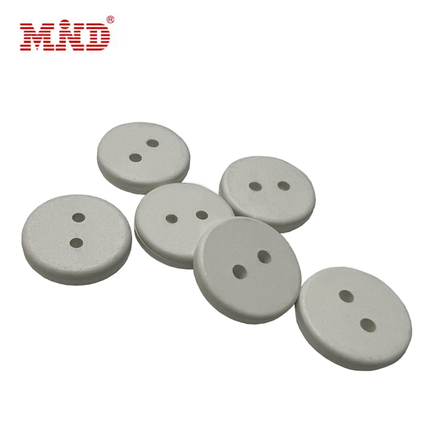 Waterproof RFID Small PPS Button Laundry Tag for Towel Management