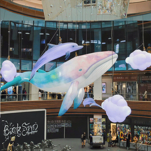 Giant Inflatable <strong>Flying</strong> <strong>Dolphin</strong> With Led Light for Events Promotion - Product Image 1