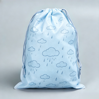 Sac à cordon pliable promotionnel en non-tissé, écologique, unisexe, pour étudiants et employés de bureau, vente en gros