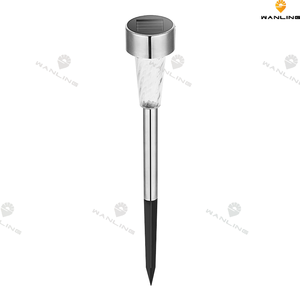 Lampe solaire extérieure étanche, lampe solaire LED en acier inoxydable pour jardin, patio, pelouse, cour et paysage - Product Image 6