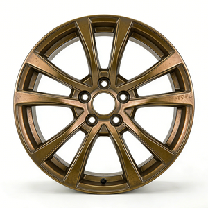 Jantes de voiture en aluminium coulé de 16, 17 et 18 pouces, 4x100 4x114.3, finition noire brillante pour VW Golf Polo - Product Image 3