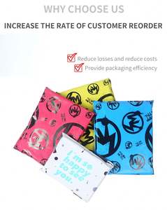 Bolsas de Embalaje de Plástico Polietileno de Alta Resistencia, Impresión Personalizada, Sobres para Envíos, Bolsas de Correo de LDPE para Ropa - Product Image 6