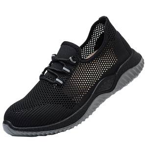 Chaussures de sécurité pour hommes, respirantes, anti-écrasement, résistantes aux perforations, embout composite, basses, non métalliques, légères, chaussures de travail - Product Image 2