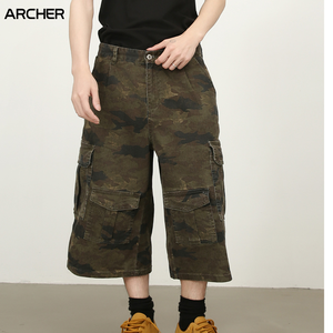 <span class=keywords><strong>Pantaloncini</strong></span> da <span class=keywords><strong>Uomo</strong></span> Stile Streetwear, <span class=keywords><strong>Jeans</strong></span> Larghi, <span class=keywords><strong>Pantaloncini</strong></span> Casual Mimetici, Pantaloni Larghi al Ginocchio, Shorts Cargo Oversize per <span class=keywords><strong>Uomo</strong></span> - Product Image 5