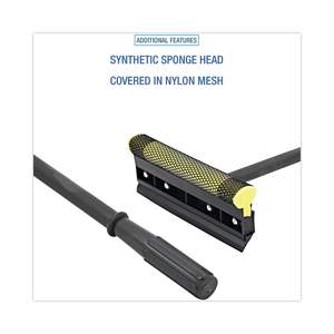 Escobilla Limpiadora Boardwalk BWK816 de 16 Pulgadas con Mango de Metal y Madera, Perfil Suave - Product Image 4