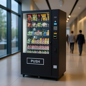 Máquina expendedora refrigerada Vevor de 60 compartimentos y 6 niveles de gran capacidad para refrigerios, bebidas y refrescos, para uso comercial en oficinas y centros comerciales. - Product Image 2