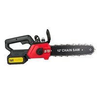 Scie à chaîne sans balais DP-72112, lame de 12 pouces, batterie 21V, machine à couper le bois pour l'élagage des arbres de jardin, le travail du bois et la coupe du bois