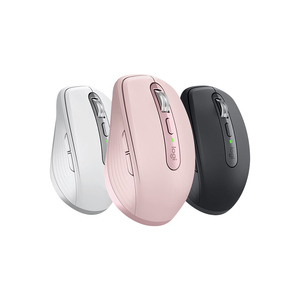 Souris de bureau portable sans fil Logitech MX Anywhere 3S avec molette de charge, rose, pour femme - Product Image 1