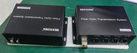 4-Kanal 48V Phantomspeisung Symmetrischer XLR-Audioeingang LC 20KM Glasfaser-Extender Sender-Empfänger