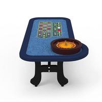 Luckyh-Roulette Roulette de café pliable, jambes en H, 275cm, prix d'usine, Table avec Roulette de 22 pouces