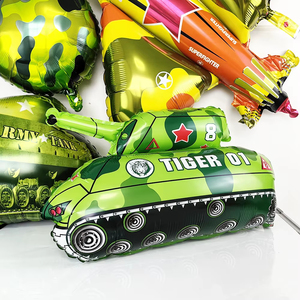 Armee Themen Camo Folie Luftballons Flugzeug Rakete Auto Luftballons für Kinder Jungen Geburtstags feier liefert Abschluss Ostern - Product Image 3