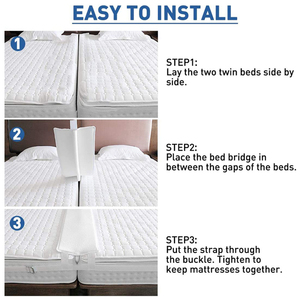 <span class=keywords><strong>Pont</strong></span> de <span class=keywords><strong>lit</strong></span> Matelas Mousse Connecteur <span class=keywords><strong>Pont</strong></span> de <span class=keywords><strong>Lit</strong></span> Jumeau Roi Convertisseur Kit - Product Image 4