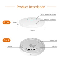 COMFAST 320N Punto de acceso inalámbrico de fibra óptica 300Mbps Transmisión de alta velocidad Qualcomm QCA9531 Chipset Punto DE ACCESO interior