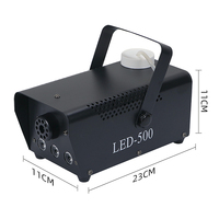 SHTX professionnel 400W brouillard Machine pour scène mariage spectacle événements 500W machine à fumée avec led dj lumière télécommande fil contrôle