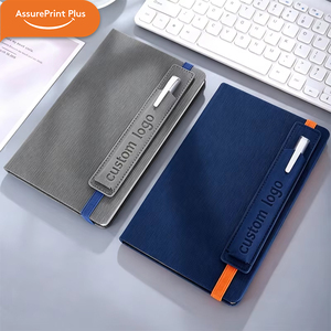 Agenda in Pelle PU A5 con Copertina Rigida e Portapenna Personalizzabile con Logo per Ufficio e Diario Personale - Product Image 2