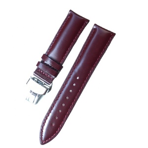 <span class=keywords><strong>Cinturino</strong></span> per orologio da uomo in <span class=keywords><strong>pelle</strong></span> cordovan <span class=keywords><strong>verde</strong></span> liscio di fascia alta da 22mm con <span class=keywords><strong>cinturino</strong></span> in <span class=keywords><strong>pelle</strong></span> pieno fiore con chiusura a farfalla di distribuzione - Product Image 6