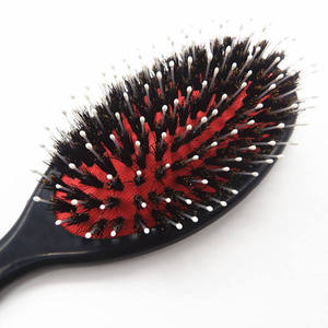 <span class=keywords><strong>Brosse</strong></span> à poils <span class=keywords><strong>de</strong></span> <span class=keywords><strong>sanglier</strong></span> en nylon organique antistatique en plastique personnalisé <span class=keywords><strong>de</strong></span> haute qualité <span class=keywords><strong>Brosse</strong></span> à cheveux <span class=keywords><strong>de</strong></span> massage sur coussin d'air - Product Image 1