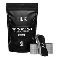 HLK Bandes de sommeil non tissées à impression personnalisée Bandes nasales respirantes en plâtre pour le nez Patch adhésif pour le sommeil et le sport