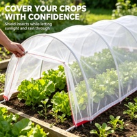 Filet anti-insectes en PEHD résistant aux UV pour serre, jardin et protection des cultures