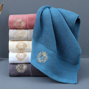 Toalla Facial Jin Ao 34x74cm de Algodón Puro con Bordado para Uso en el Hogar y Hoteles - Product Image 1