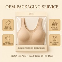 BH Seamless Tanpa Kawat Plus Size Wanita, BH Vest Seamless Bernapas Tanpa Kawat, BH Tanpa Kawat, Tali Lebar, Grosir