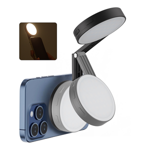 Portable réglable téléphone portable LED Selfie lumière maquillage extérieur poche remplir <span class=keywords><strong>YouTube</strong></span> Studio éclairage matière plastique - Product Image 3