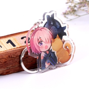 Customized Charms Printed Plastic Key Chain Make Own Design Clear Epoxy Resin Acrylic Keychain Charms