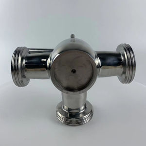 Dn11852 dn50 पुरुष थ्रेडेड एंड टी पोर्ट S316l कीमत स्टेनलेस स्टील तीन तरीके खाद्य और पेय प्रसंस्करण के लिए प्लग वाल्व - Product Image 6