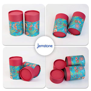 Diverses boîtes d'emballage de cylindre de tube en papier personnalisées de haute qualité emballage de tube en papier kraft personnalisé - Product Image 6