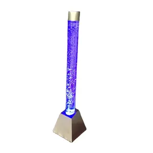 Tube à bulles <span class=keywords><strong>d</strong></span>'<span class=keywords><strong>eau</strong></span> <span class=keywords><strong>d</strong></span>écoratif en acrylique, colonne à bulles <span class=keywords><strong>d</strong></span>'<span class=keywords><strong>eau</strong></span> ronde avec lumière LED et lumière modifiable pour <span class=keywords><strong>salle</strong></span> sensorielle - Product Image 1