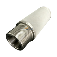 Cartouche filtrante en poudre de titane fritté de qualité supérieure 20 pouces pour une solution de filtration haute performance