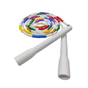 Cuerda de Saltar con Cuentas de Bambú de Alta Calidad con Logotipo Personalizado, Cuerda de Saltar con Cuentas para Gimnasio, Fitness, Niños, Venta al por Mayor - Product Image 4