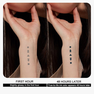 Autocollant de <span class=keywords><strong>tatouage</strong></span> temporaire de bras de bouton de jeu personnalisé <span class=keywords><strong>tatouage</strong></span> d'animal de transfert de corps imperméable foncé pour l'art corporel - Product Image 4
