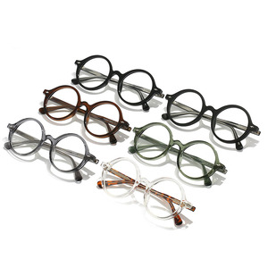 28019 Gafas de Moda de Alta Calidad, Clásicas, Retro, con Marco Redondo TR90 para Mujer y Hombre, Multicolor, Anti Luz Azul, Monturas Ópticas - Product Image 6