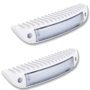 18W RV & Marine Bateau LED Auvent Porche Utilitaire Luminaire, 60 Degrés Angle Bas Faisceau Blanc Noir Logement - Product Image 4