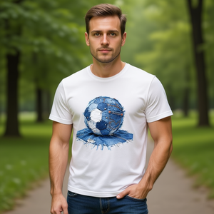 T-Shirt Unisex 210GSM 100% Cotone, Casual con Stampa DTF, Traspirante e Resistente, Maglietta da Uomo - Product Image 3