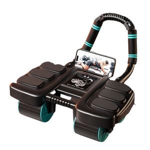 Nay1il Venta Directa de Fábrica Nuevo Rodillo Abdominal de 4 Ruedas para Entrenamiento Muscular, Máquina Deslizante de EVA, Rodillo Abdominal 4 en 1 - Product Image 1