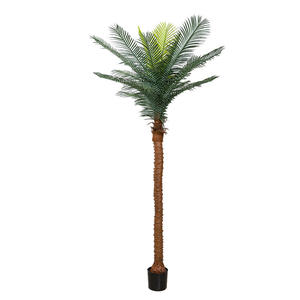 Tropical extérieur artificiel vert <span class=keywords><strong>grand</strong></span> arbre de noix de coco en <span class=keywords><strong>pot</strong></span> en <span class=keywords><strong>plastique</strong></span> en gros arbustes extérieurs <span class=keywords><strong>pour</strong></span> l'aménagement paysager d'ingénierie - Product Image 5