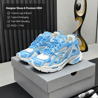 Nouvelles Chaussures de Marche de Luxe pour Hommes et Femmes, Baskets Chunky de Créateur, Haute Qualité, en Maille Synthétique Légère, avec Embout Imprimé et Technologie Toe Tech