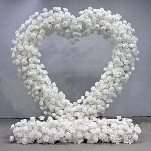 Fm-tùy chỉnh 2M hình trái tim hoa vòm với đứng, đám cưới vòm hoa cho trang trí sân khấu - Product Image 4