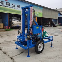Vente directe usine de machines de forage de puits profonds 150m 100m, petites plateformes de forage de puits d'eau, machines de forage de sondages