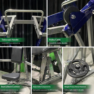 Machine Iso-Latérale à Charge de Plaques pour Gymnase Commercial – Pulldown Frontal pour Entraînement de la Force du Dos avec Prise <span class=keywords><strong>Sous</strong></span>-<span class=keywords><strong>Main</strong></span> - Product Image 2