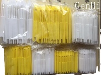 Filet de pêche en plastique rigide, 1 pièce, aiguille, navette, boîte d'appât, pièges à homard, fil de piège