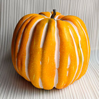 Grande citrouille en mousse de 60 cm pour la décoration extérieure de porche, idéale pour les vitrines de magasin, pour la Fête des Rizières d'Automne et Halloween