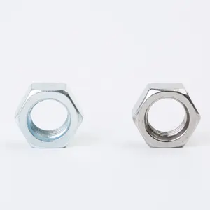 DIN934 Galvanized Nut Carbon Steel 4.8/8.8 Grade Non-standard Customized High Strength Hex Nut